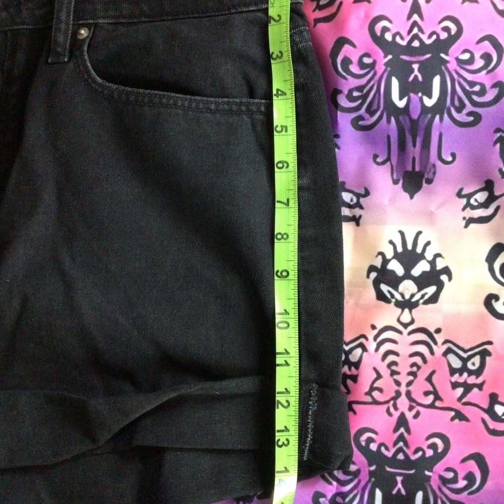 Wild Fable Black Highest Rise Mom Shorts Denim - Picture 5 of 6